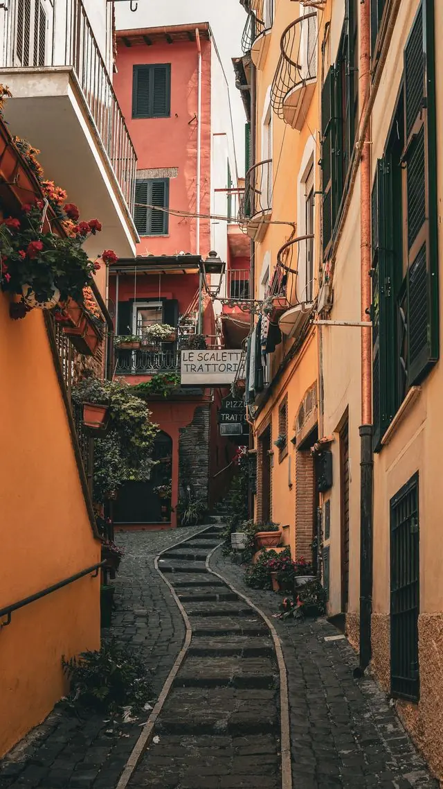 Ruelle italienne colorée