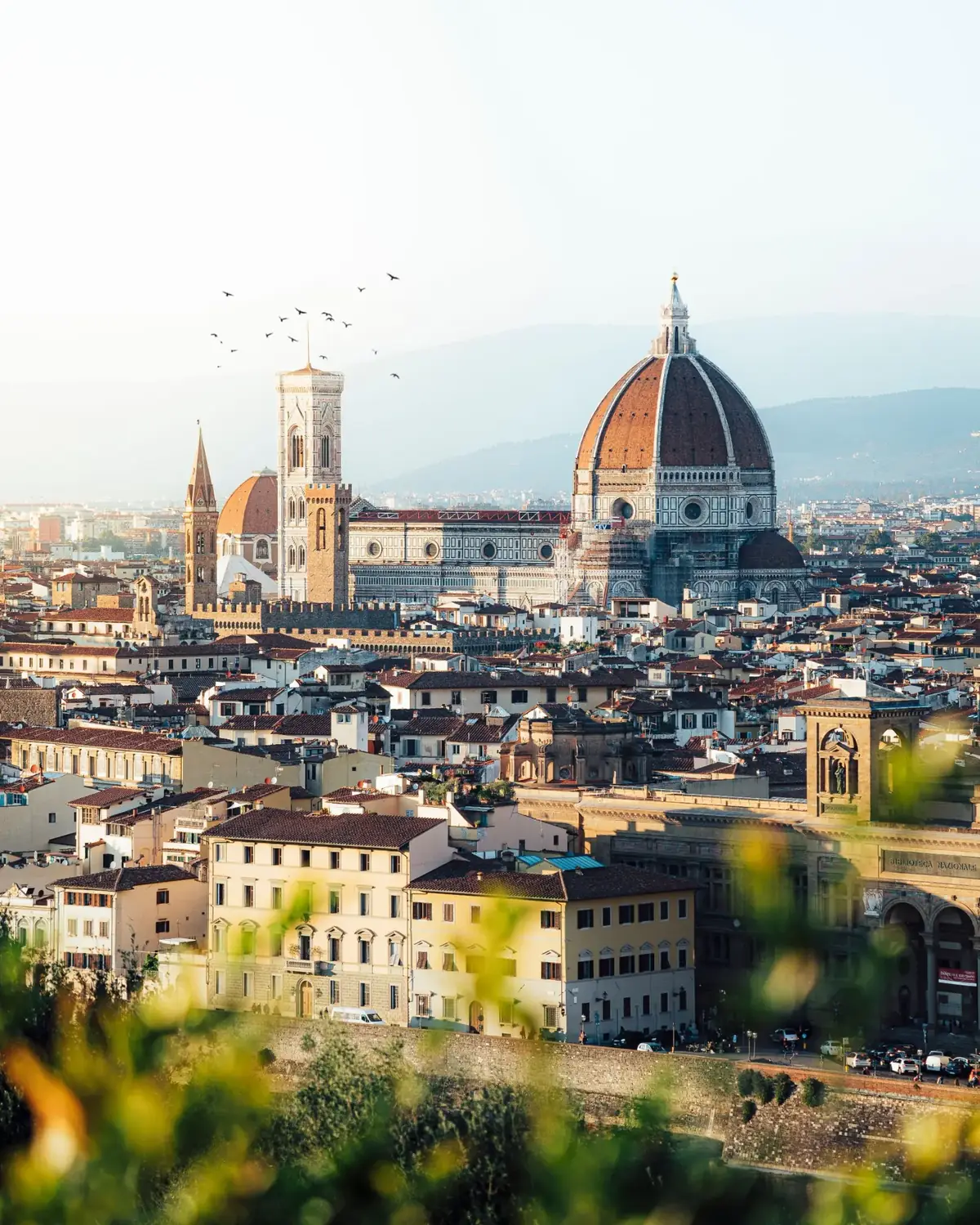 Vue panoramique de Florence et du Duomo